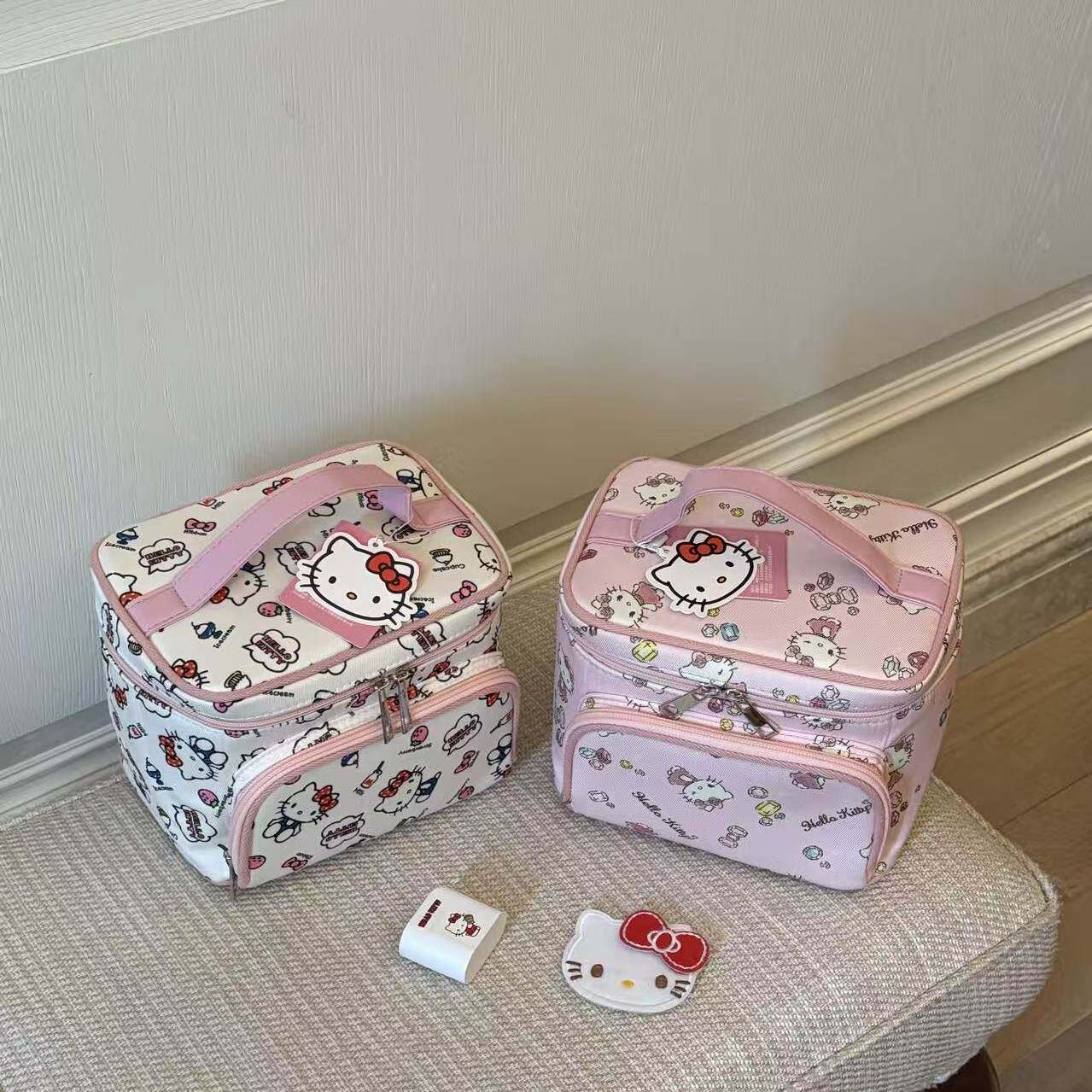 HelloKitty化妆包女可爱大容量