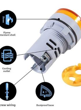 Led迷你数字显示电压和电流指示灯Ad16-22Dsv信号数字显示仪表22m