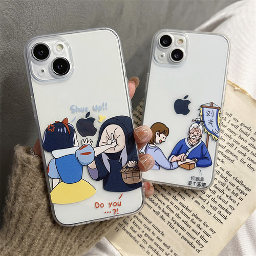 苹果iphone硅胶卡通创意透明软壳