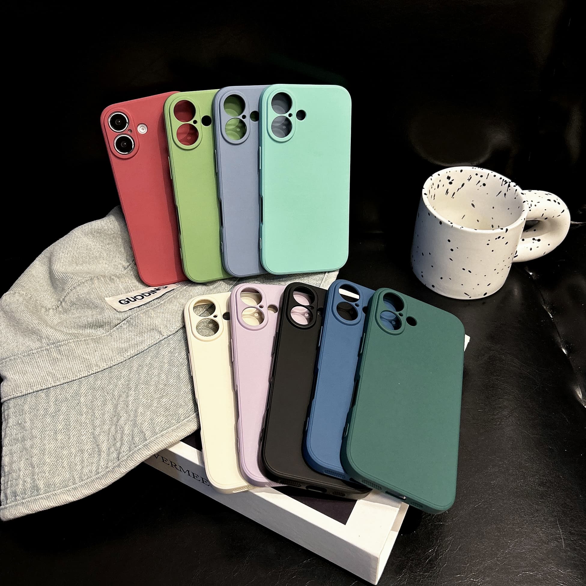 苹果iphone1液态硅胶简约软壳