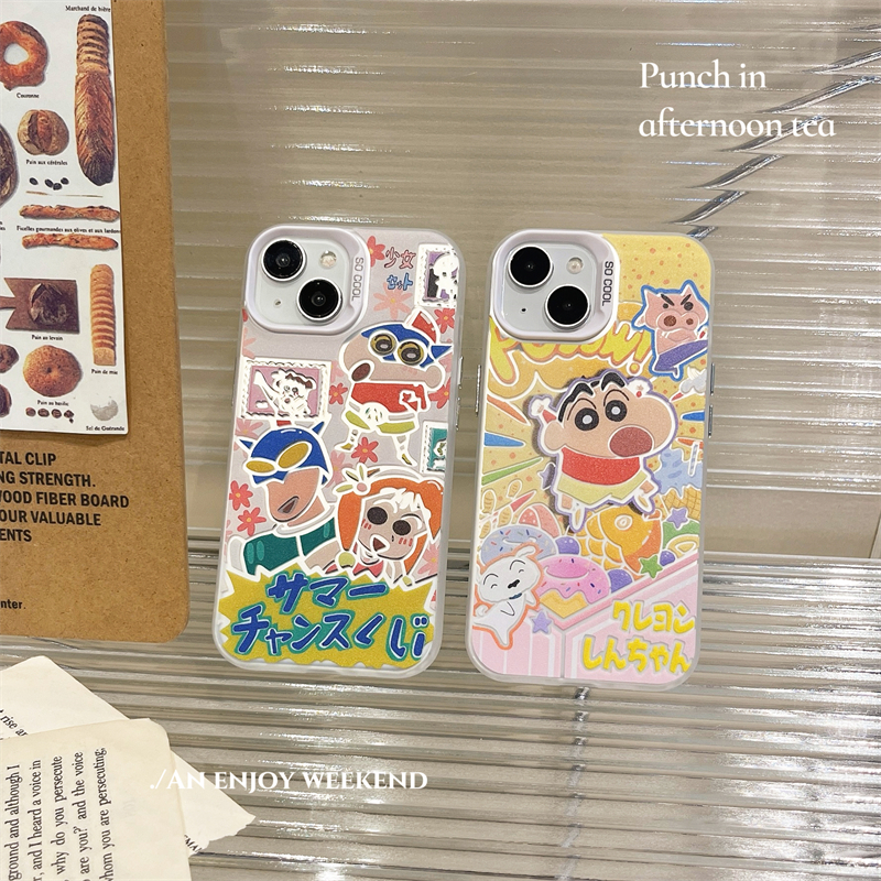苹果iphone亚克力卡通防摔硬壳