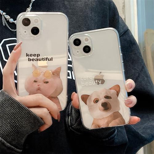 苹果iphone硅胶情侣全包透明软壳