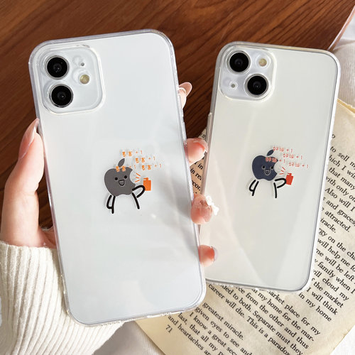 苹果iphone硅胶卡通透明直边软壳