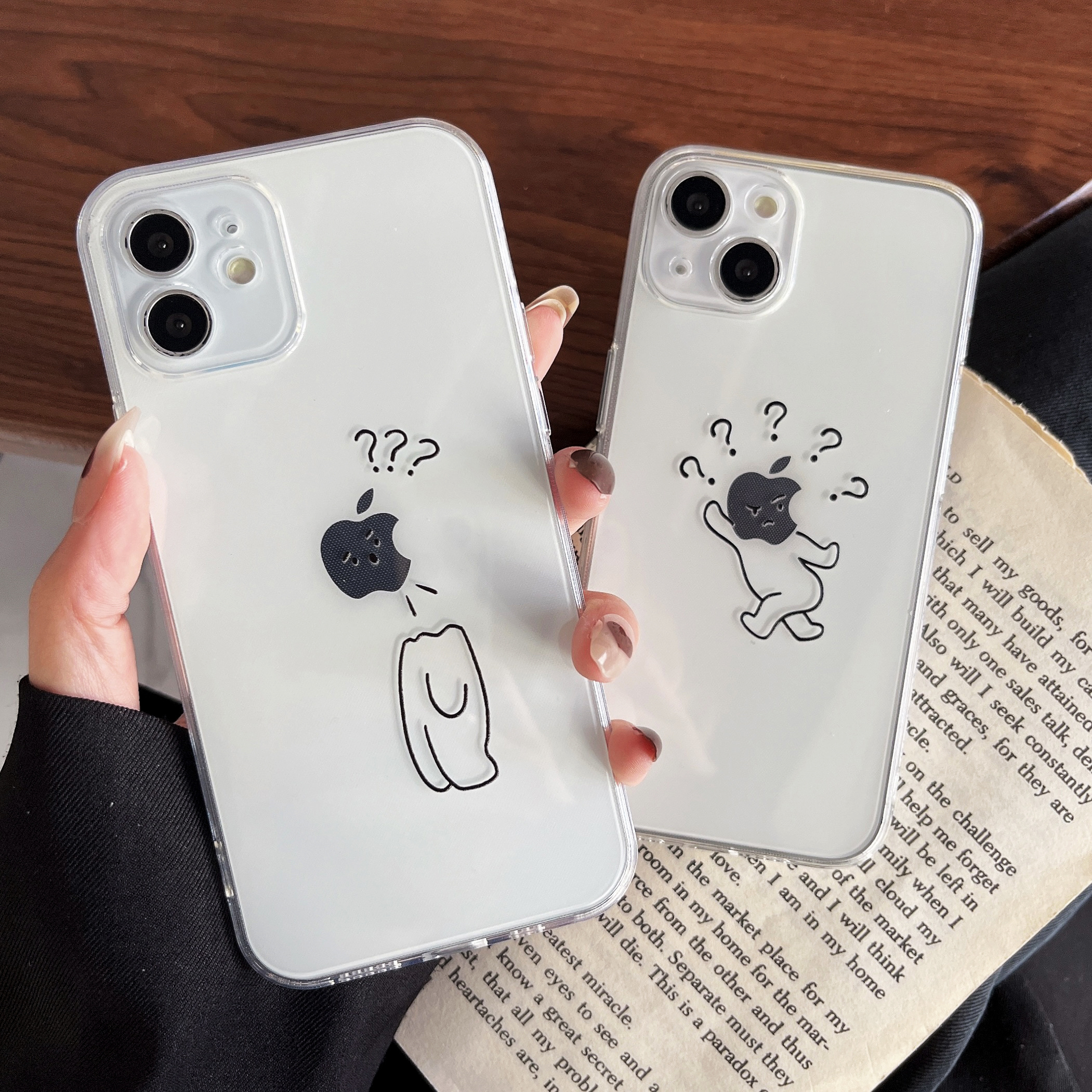 苹果iPhone硅胶卡通创意透明软壳