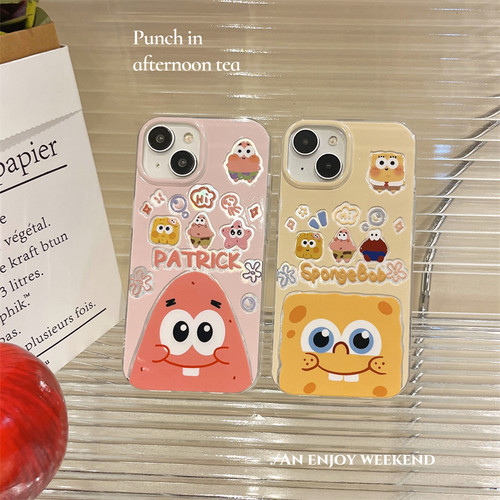 苹果iphone亚克力卡通防摔硬壳
