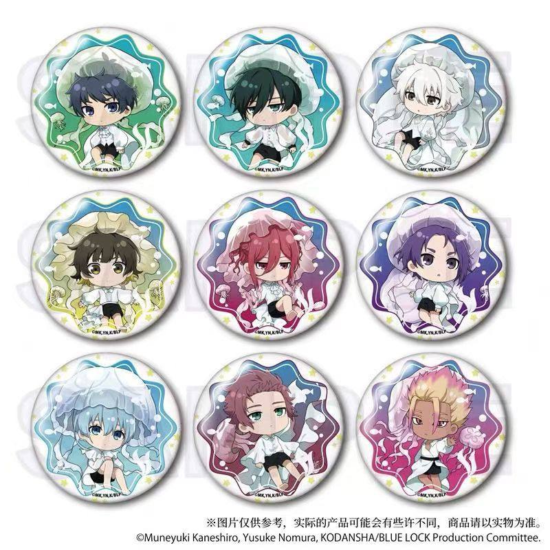 蓝色监狱蓝锁 水母 系列周边吧唧千切豹马凪诚士郎洁世一同人现货