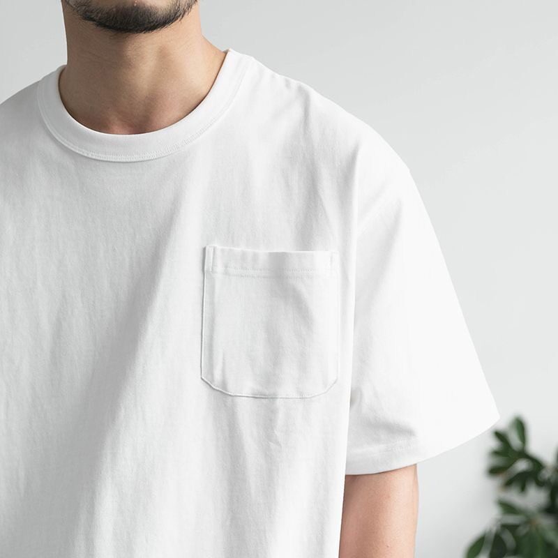 设计感小口袋重磅休闲T恤男2025