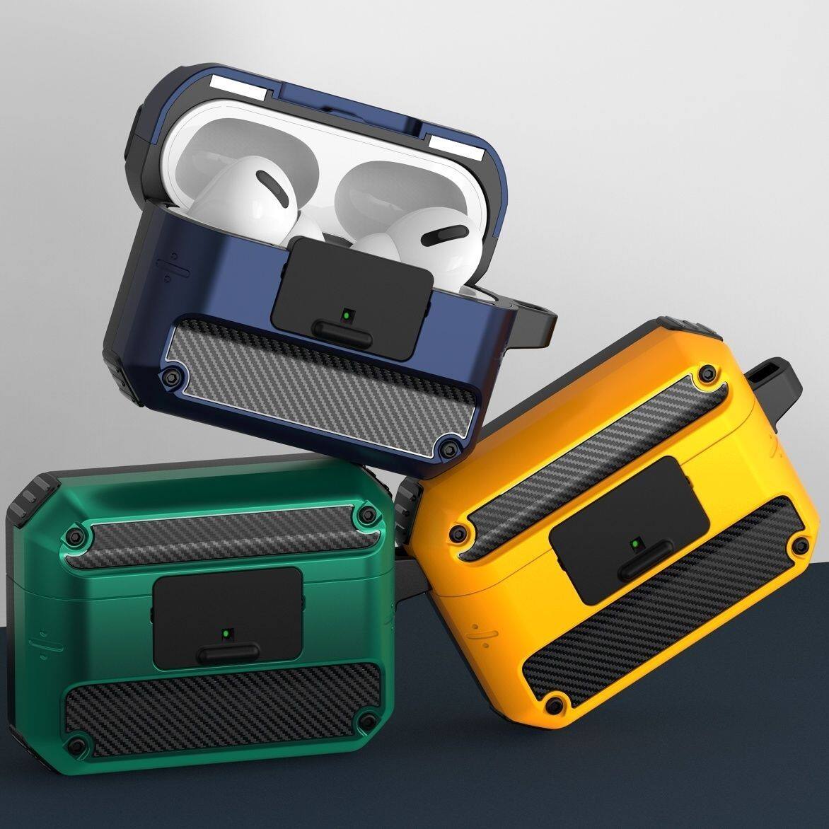 趣玩好物 新款雷神自动弹Airpods3代耳机套苹果pro带开关1/2代防摔