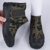 高帮高腰高邦高要劳动胶鞋 劳保工鞋 防水防泥沙一脚蹬解放鞋