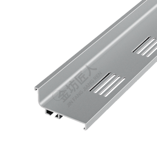 透气孔橱柜免拉手下柜铝材厨房L型地柜煤气孔通风挡条铝合金型材