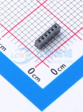 排母 CSCC118-0602A002C1AC SMD,P=1mm 1x6P 方孔 电子元器件配单