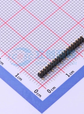 排针 X1311WVS-19J-C18D42R2 SMD,P=1.27mm(交错脚) 1x19P 方针