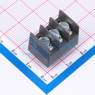 接线端子980 1x3P 插件6.35mm 直针 栅栏式