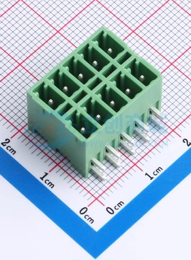 插拔式接线端子DB2ERHB-3.81-2*5P-GN 弯插3.81mm 2x5P 板端/插座
