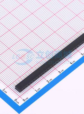 排母 DW200R-11-30-43 插件,P=2mm 1x30P 方孔 电子元器件配单