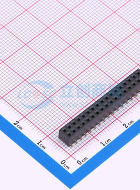 排母 HC-PM200-4.3H-2x17PS SMD,P=2mm 2x17P 方孔 电子元器件配