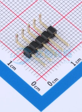 排针 GPHB101-0502A001R1BA 弯插,P=2.54mm 1x5P 方针 原装正品