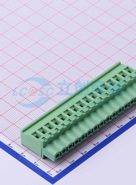 插拔式接线端子WJ2EDGKB-5.08-16P P=5.08mm 1x16P 公插头