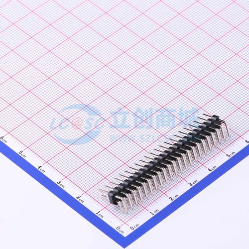 排针 2.54-2*22P弯针 弯插,P=2.54mm 双排 原装正品