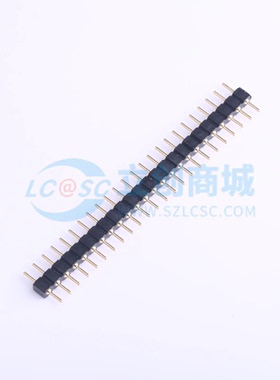 排针 X5511WV-24-C35D35-1000 插件,P=2.54mm 1x24P 单排 原装正