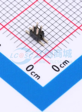 排针 A100M05-0B4P51-H10A20 SMD,P=1mm 2x2P 方针 双排 原装正品