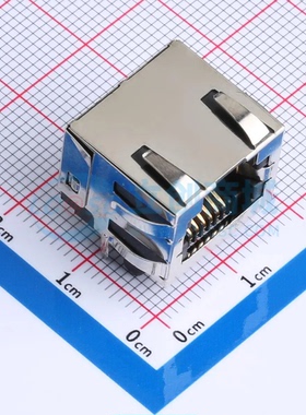 以太网连接器(RJ45 RJ11) 438600005 SMD 不带LED 有屏蔽