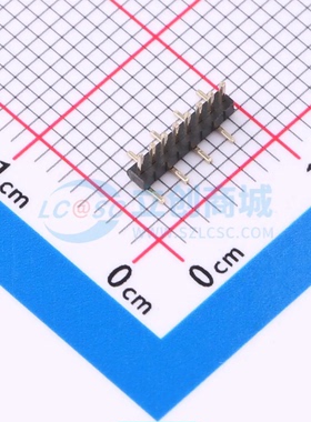 排针 PZ1.0-UL2D-8A SMD,P=1mm(交错脚) 1x8P 方针 原装正品