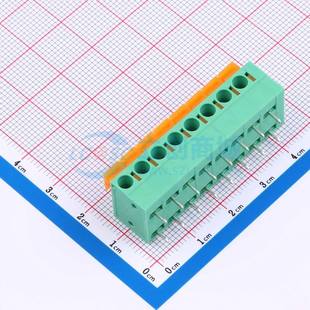 08P GN01 P=5.08mm 接线端子MX142R 1x8P绿 弯插 5.08 弹簧式