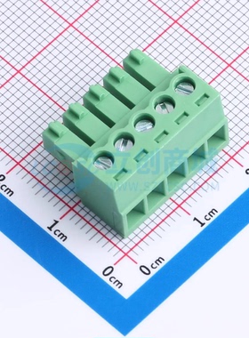 插拔式接线端子XDCB-5A381G-4-3G61 P=3.81mm 1x5P 公插头