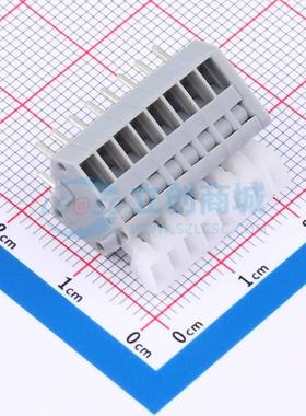 弹簧式接线端子KF240-2.5-8P 插件,P=2.5mm