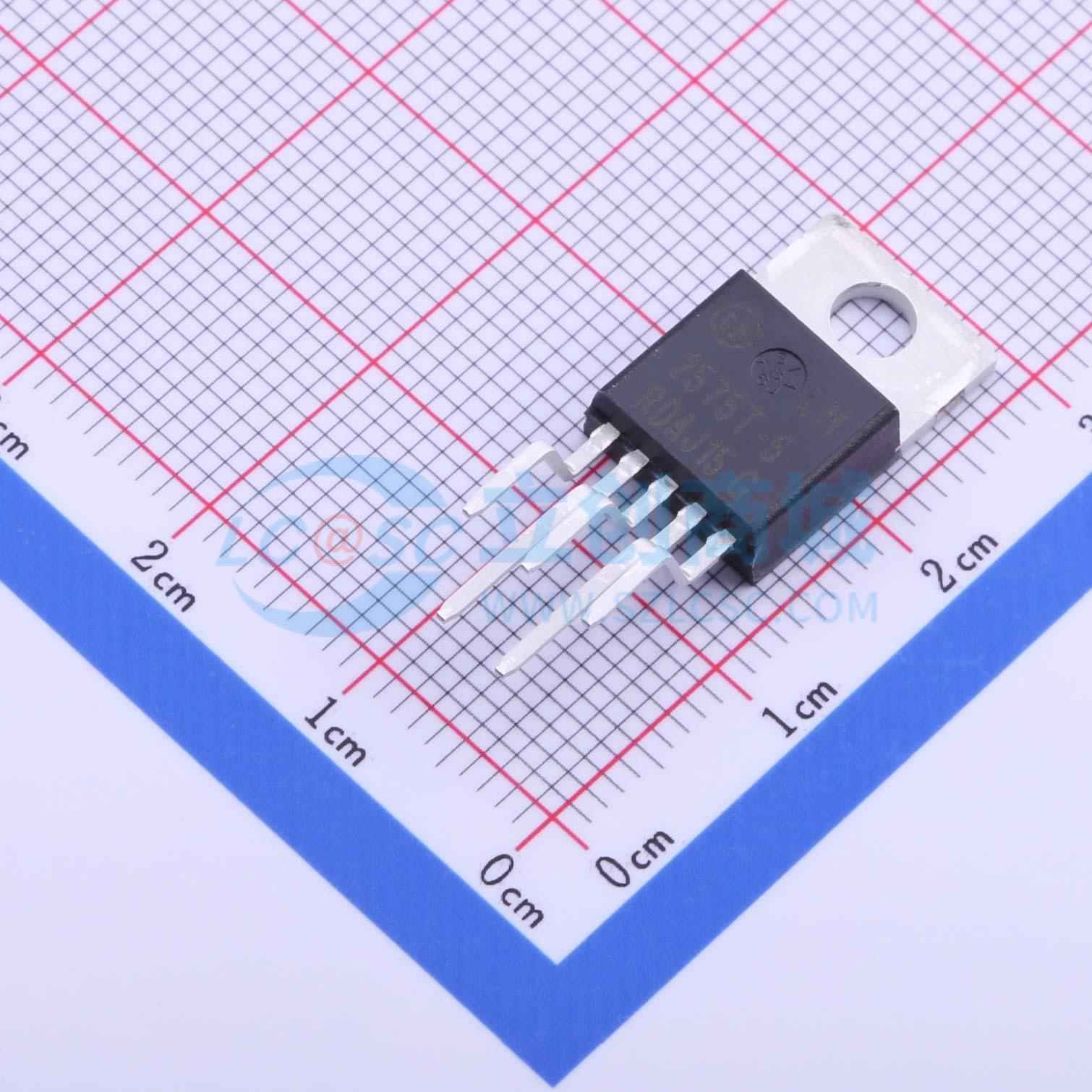 DC-DC电源芯片 LM2575TV-5G TO-220-5H 原装正品 电子元器件配单