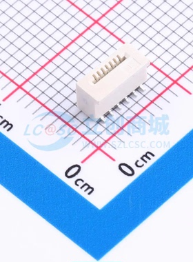 连接器 WL0540013-070R-001 SMD,P=0.5mm(交错脚) 7P 无锁 单侧触