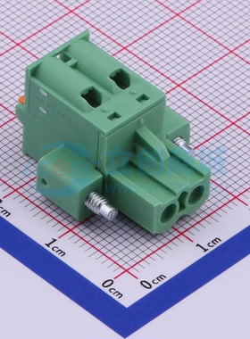 插拔式接线端子1873207 P=5.08mm 1x2P 插头 螺丝固定