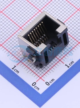 以太网连接器 HYCW114-RJ45-086B SMD RJ45插座 不带LED