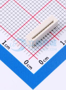 连接器 WL0540013-180R-001 SMD,P=0.5mm(交错脚) 18P 无锁 单侧