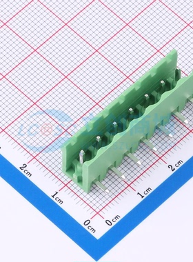插拔式接线端子HC-JXDZR-5.08-7P 弯插5.08mm 1x7P 板端/插座-开