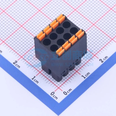 插拔式接线端子KF2EDGKS-3.5-2*4P P=3.5mm 2x4P 公插头