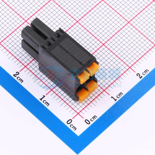 插拔式接线端子MX15EDGKNH-3.5-2*02P-BK01-Cu-A P=3.5mm 2x2P 插