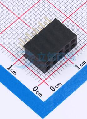 排母 HB-FH6-25425PB2GOB 插件,P=2.54mm 2x5P 方孔 电子元器件配