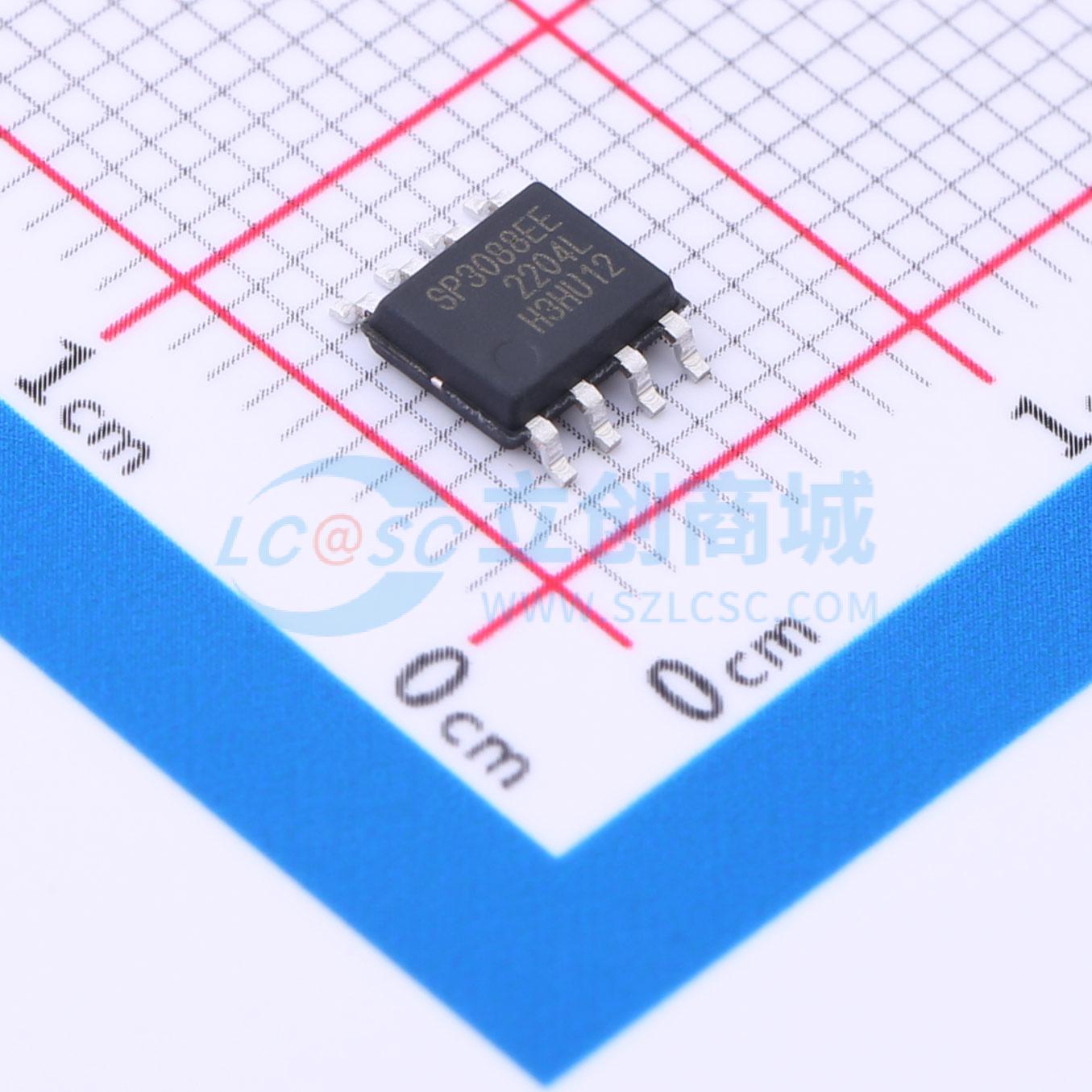 RS-485/RS-422芯片 SP3088EEN-L/TR SOIC-8 原装 电子元器件配单