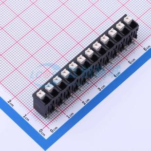 50012BP1 SMD P=5mm 弹簧式 立贴 SMT 1x12P 黑色 接线端子JL212V