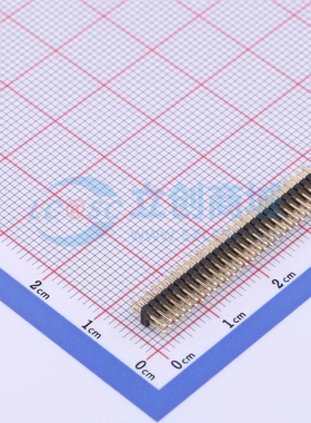 排针 X1321WV-2x28J-C30D23 插件,P=1.27mm 2x28P 方针 原装正品