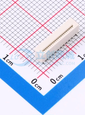 FFC/FPC连接器WL0540013-210R-001 SMD,P=0.5mm(交错脚) 21P 无锁
