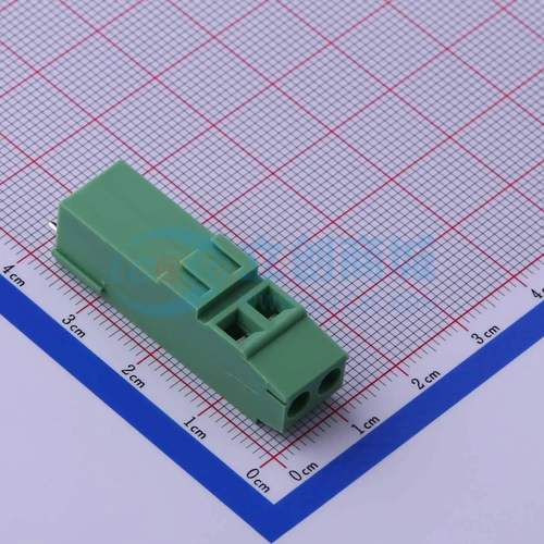 螺钉式接线端子KF128HH-5.0-2P 插件,P=5mm 1x2P 直插 绿色