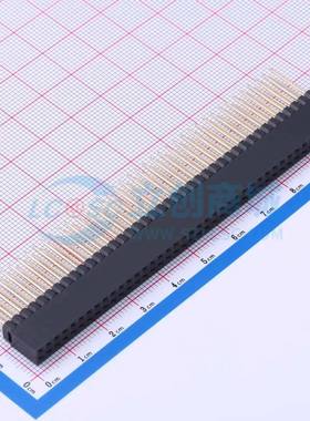 排母 PC104-2*40 插件,P=2.54mm 方孔 电子元器件配单