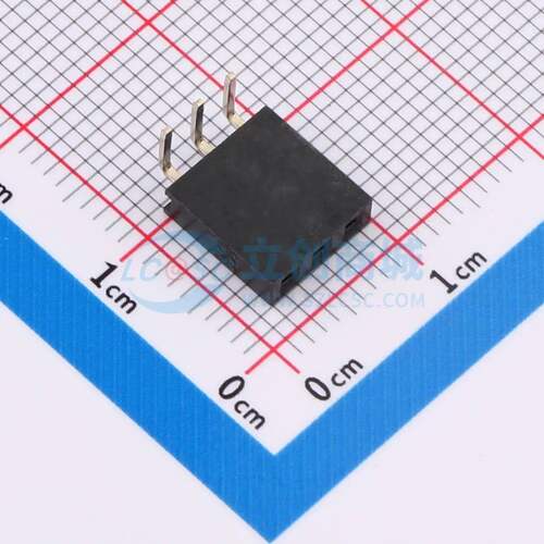 排母 B254YD-WD03P-PC032 弯插,P=2.54mm 1x3P 方孔 电子元器件配