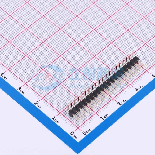排针 PZ200-1-20-W-2.0-G1 弯插,P=2mm 1x20P 方针 原装正品