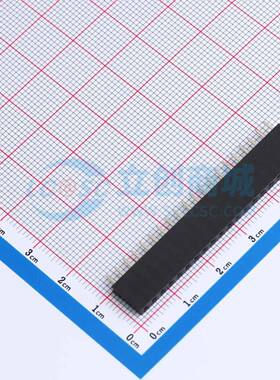 排母 B25420220-20PB0513-H85C32 插件,P=2.54mm 1x20P 方孔 电子