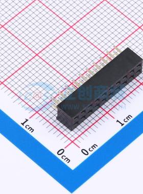 排母 HX PM-2.0-02-10-Z-H4.3 插件,P=2mm 2x10P 方孔 电子元器件