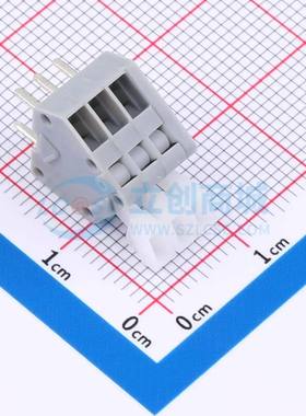 弹簧式接线端子KF240-2.5-3P 插件,P=2.5mm
